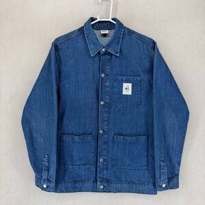 Hello Kitty x Team USA Denim Jacket Womens‎ Small Blue Button Up Olympics Patch